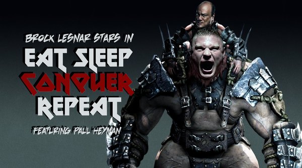 WWE FirstLook Brock Lesnar Eat Sleep Conquer Repeat