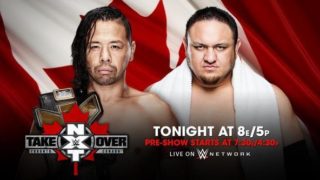 Watch NxT TakeOver Tornoto Canada 11/19/16