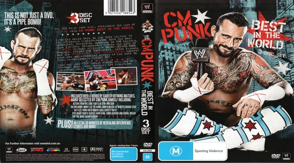 CM Punk Best In The World DvDx3