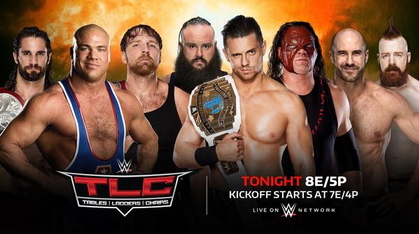 Watch WWE Tables Ladders And Chairs - TLC PPV 2017 10/22/17 Live 22nd October 2017 Full Show Free 10/22/2017