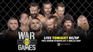 WWE NxT TakeOver – WarGames Live 11/18/17