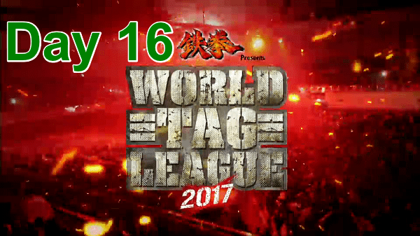 Watch Day 16 - NJPW World Tag League 2017 Online Full Show Free