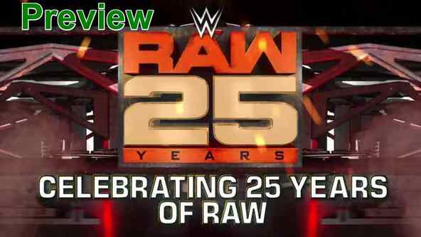 Watch WWE Celebrating 25 Years Of Raw Online Full Show Free