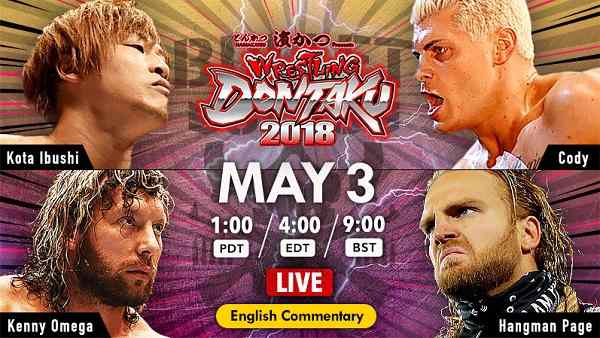 Watch NJPW WRESTLING DONTAKU 2018 Night 1 - 5.3.18 Online Full Show Free