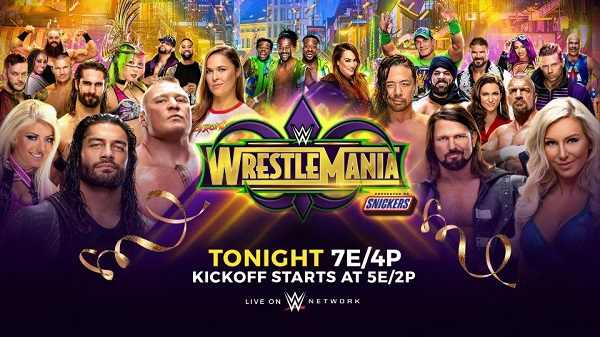 Watch WWE WrestleMania 34 2018 PPV 4/8/18 Live 8th April 2018 Full Show Free 4/8/2018
