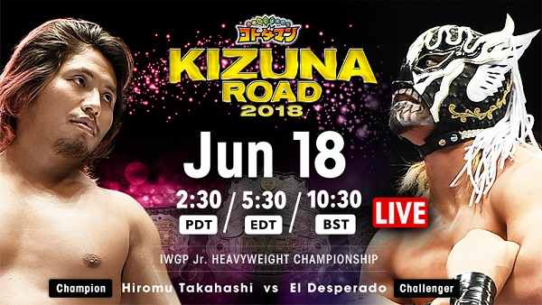 Watch NJPW Kizuna Road 2018 Day 2 6/18/18 Online Full Show Free