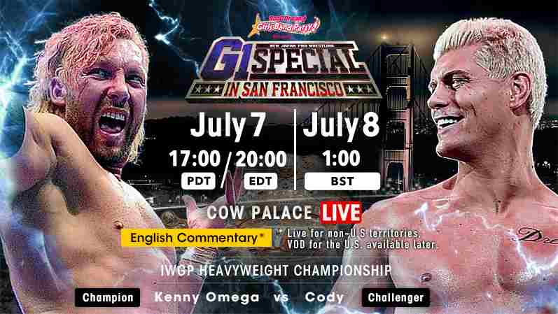 Watch NJPW G1 Special In San Francisco 2018 7/8/18 Online Full Show Free