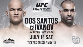 UFC Fight Night 133 Dos Santos Vs Ivanov 7/14/2018