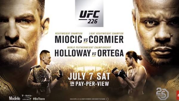 Watch UFC 226 Miocic Vs Cormier 7/7/2018 Online 7th July 2018 Full Show Free