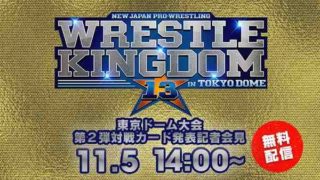 PRESS 2 – NJPW Wrestle Kingdom 13 IN Tokyo Dome 2019 PRESS CONFERENCE