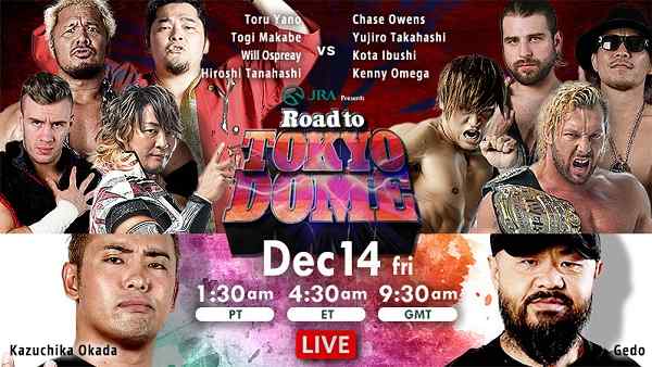 Watch NJPW Road To Tokyo Dome 2019 Day 1 12/14/2018 Online Full Show Free