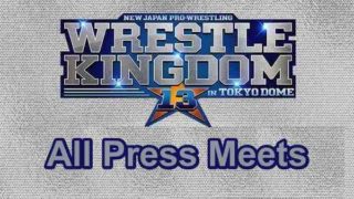 All PrePress – NJPW Wrestle Kingdom 13 2019 PrePress Conference