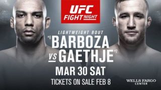 UFC On ESPN 2 Barboza Vs Gaethje 3/9/19