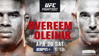 UFC Fight Night 149 Overeem Vs Oleinnik