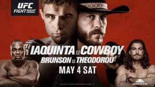 UFC Fight Night 151 Iaquinta vs Cowboy 5/4/1