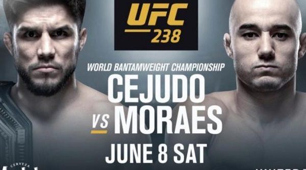 Watch UFC 238 Cejudo Vs Moraes 6/8/19 Online 8th June 2019 Full Show Free