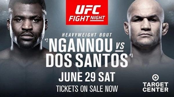 Watch UFC On ESPN 3 Ngannou Vs Dos Santos 6/29/19 Online 29th June 2019 Full Show Free