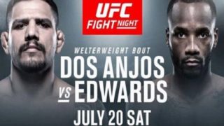 UFC Fight Night 156 Dos Anjos vs Edwards 4/27/19