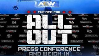 AEW All Out Weigh In Press