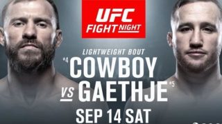 UFC Fight Night 158 Cerrone vs Gaethje