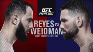 UFC Fight Night Reyes Vs Weidman 10/18/19