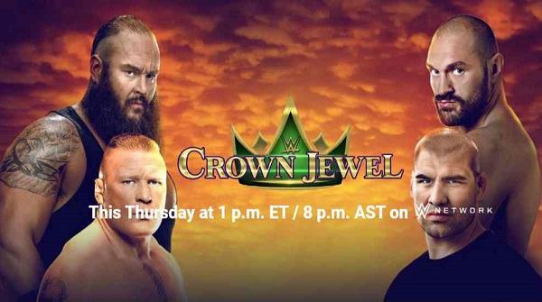 Watch WWE Crown Jewel 2019 PPV 10/31/19 Live 31st October 2019 Full Show Free 10/31/2019