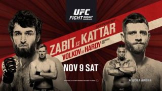 UFC Fight Night Zabit Vs Kattar 11/9/19