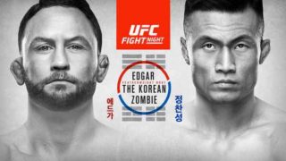 UFC Fight Night 165 : Edgar Vs The Korean Zombie 12/21/19