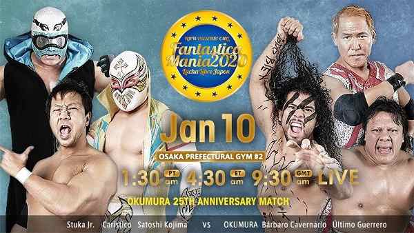 Watch NJPW CMLL Fantastica Mania 2020 Day 1 1/10/20 Online Full Show Free