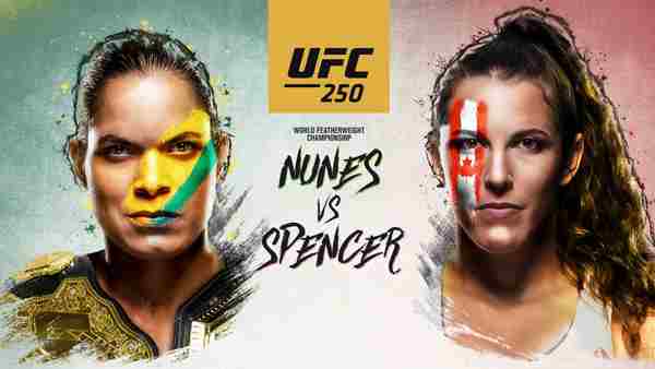 UFC 250: Nunes vs Spencer 6/6/20