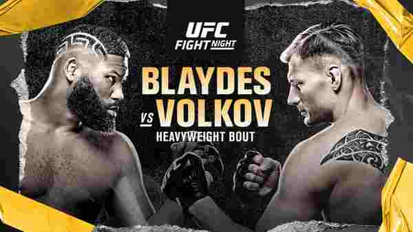UFC FN Blaydes vs. Volkov 6/20/20