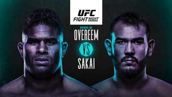 UFC FN 176 : Overeem vs. Sakai 9/5/2020
