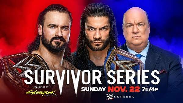 WWE Survivor Series 2020 PPV 11/22/20
