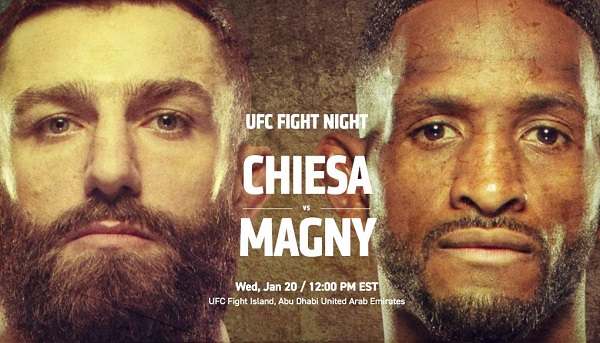 Watch UFC on ESPN: Chiesa vs. Magny 1/20/21 January 21st 2021 Online Full Show Free