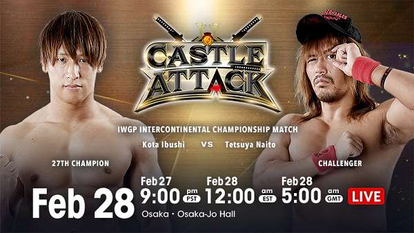 Watch NJPW Castle Attack 2021 28th February 2/28/21 Online Full Show Free