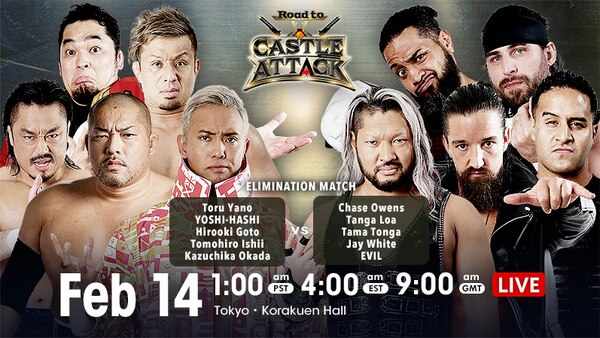 [ ENG ] NJPW Road To Castle Attack 2021 2/14/21