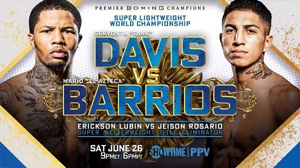 Watch Boxing Gervonta Davis vs. Mario Barrios Showtime PPV 6/26/21 June 26th 2021 Online Full Show Free