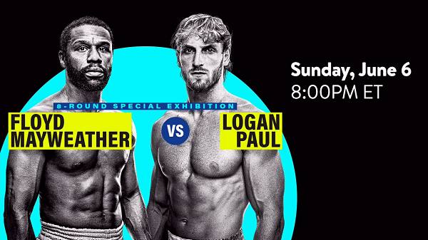 Watch Floyd Mayweather Jr. Vs. Logan Paul PPV Boxing 6/6/21 6th June 2021 Online Full Show Free