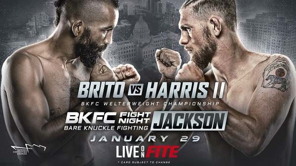 VoD  – BKFC Fight Night Jackson: Elvin Leon Brito vs Kaleb Harris II 1/29/22