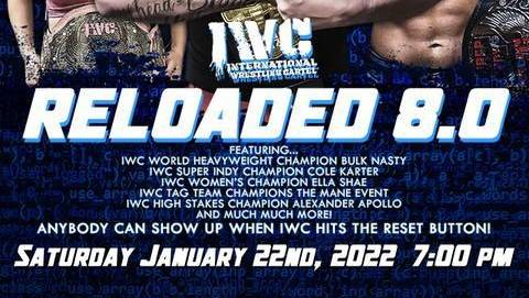 Vod – IWC Reloaded 8 PPV 1/22/22