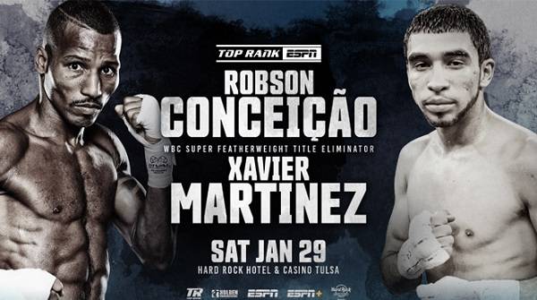 VoD – Top Rank: Xavier Martinez vs Robson Conceicao 1/29/22