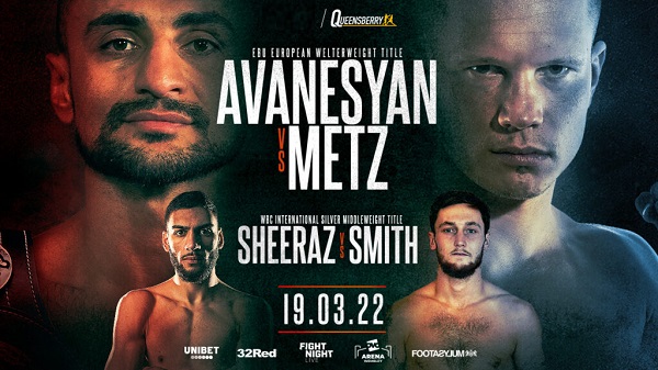 Watch Avanesyan v Metz 3/19/22 March 19th 2022 Online Full Show Free