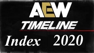 AEW Timeline Index 2020 Collection List