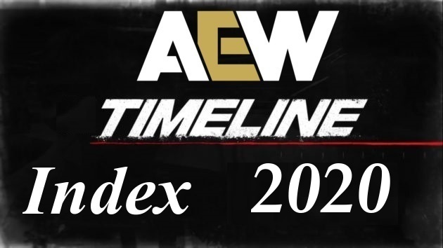 Watch WrestlingList TimeLine Index AEW All Elite Wrestling 2020 Online Full Year Shows Free Collection