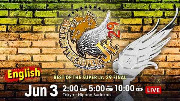 Watch NJPW BEST OF THE SUPER Jr.29 6/3/22 June 3rd 2022 Online Full Show Free
