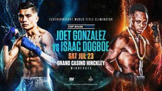 Gonzalez Vs Dogboe 7/23/22