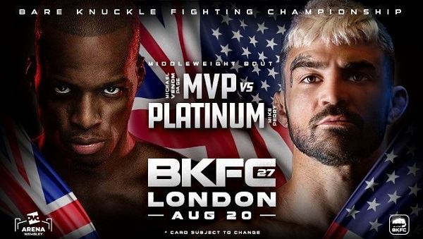 Watch BKFC 27 London - Michael Page vs Mike Perry 8/20/22 August 20th 2022 Online Full Show Free