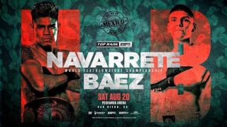 Navarrete vs. Baez 8/20/22