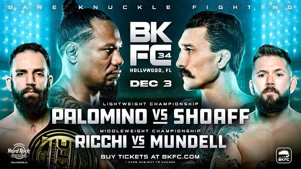 Watch BKFC 34 Hollywood 12/3/22 December 3rd 2022 Online Full Show Free