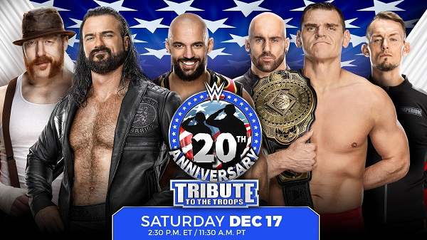 Watch WWE Tribute to the Troops 2022 12/17/22 December 17th 2022 Online Full Show Free